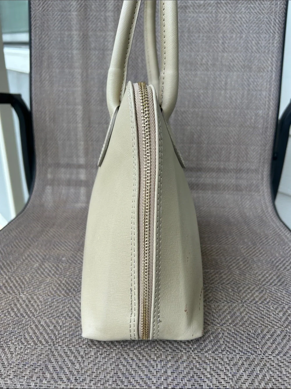 Borse in PELLE Cream Leather Top-Handle Women’s Leather bag. Made in Italy.